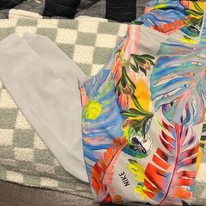 Nike leggings. Bottom is mesh